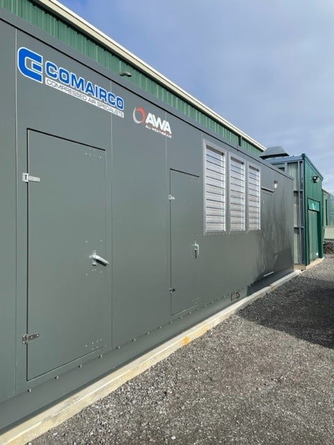 AWA exterior site Superior Air Compressors a division of Comairco Logo